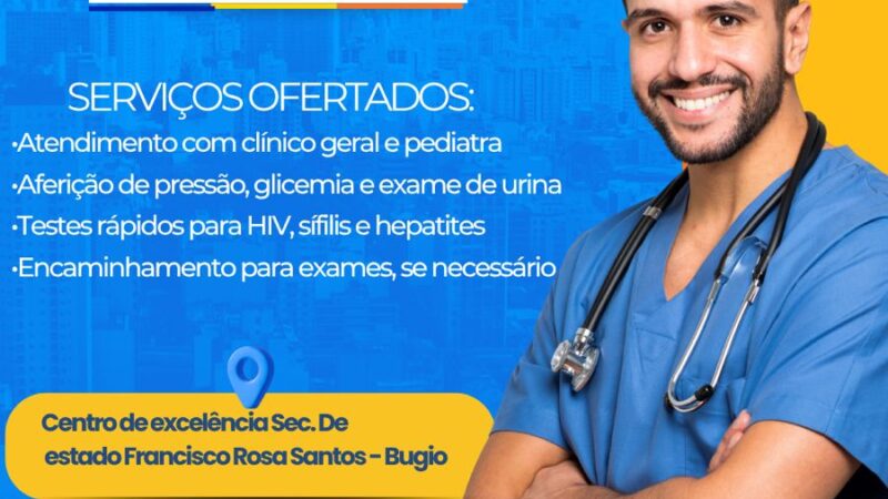 Levi Oliveira realizará Gabinete Itinerante durante Mutirão de Saúde e Empregabilidade no bairro Bugio