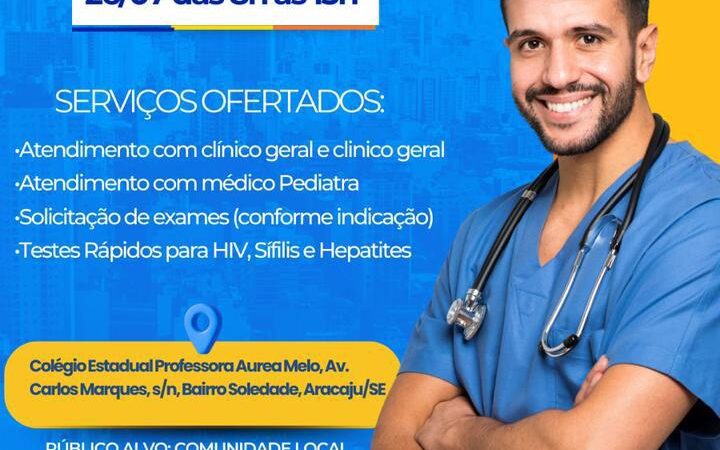 Mutirão de Saúde e Gabinete Itinerante de Levi Oliveira chegam ao bairro Soledade neste sábado, 26