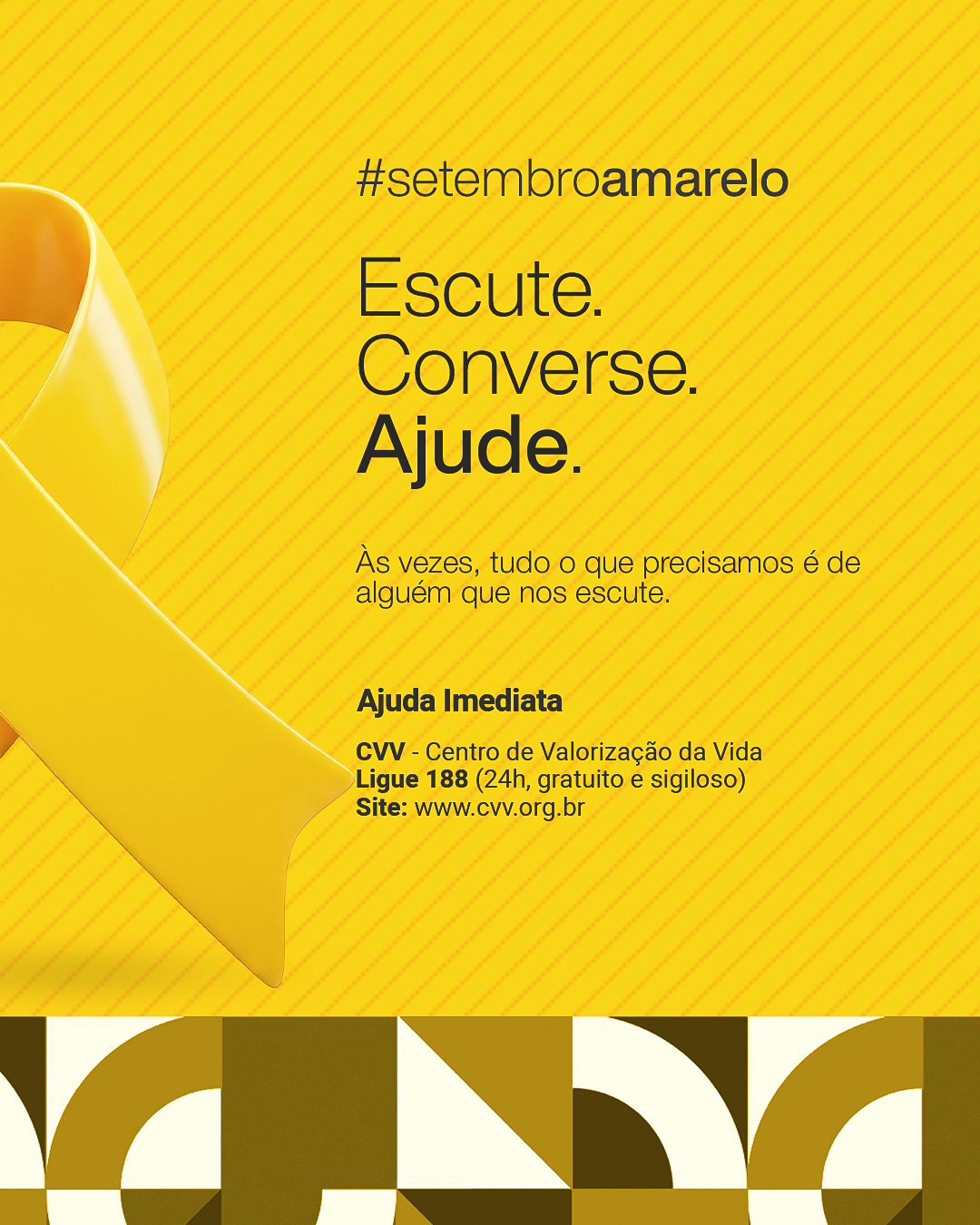 Setembro Amarelo: Vereador Levi Oliveira destaca valorização da vida e combate a estigmas