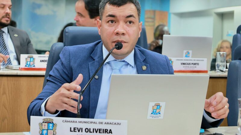 Levi Oliveira propõe instalação de câmeras de videomonitoramento em áreas de acesso de escolas municipais de Aracaju 