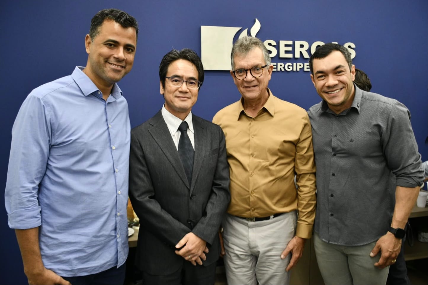 Levi Oliveira acompanha anúncio do Governo de Sergipe sobre controle integral da Sergas ao lado do senador Laércio
