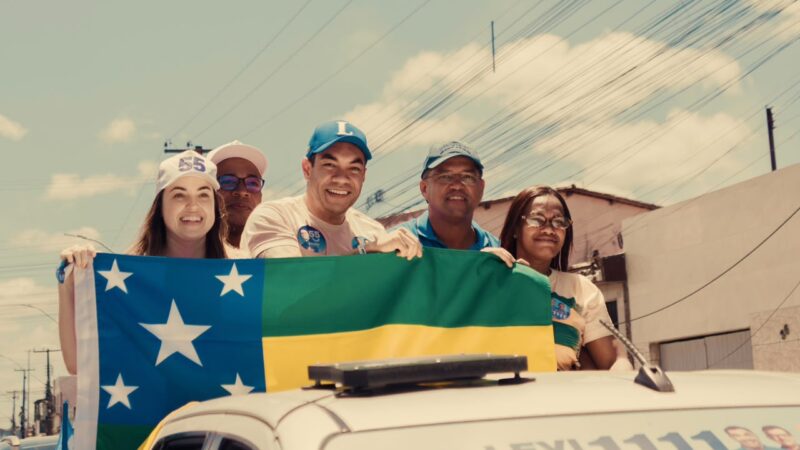 Levi Oliveira participa da Carreata 55 em Nossa Senhora do Socorro ao lado de lideranças e apoiadores