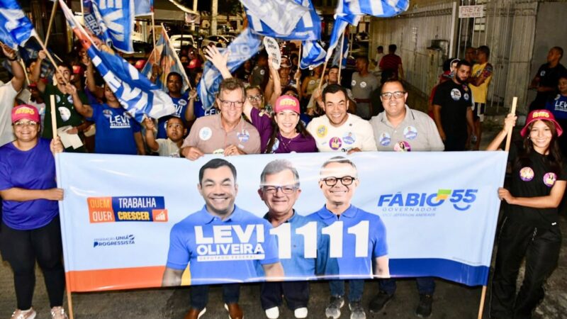 Caminhada do Federa leva Levi Oliveira às ruas do Castelo Branco com propostas para Sergipe